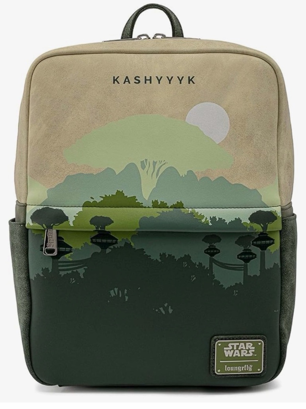 Loungefly Star Wars Lands Kashyyyk Square Mini Backpack for men women or kids